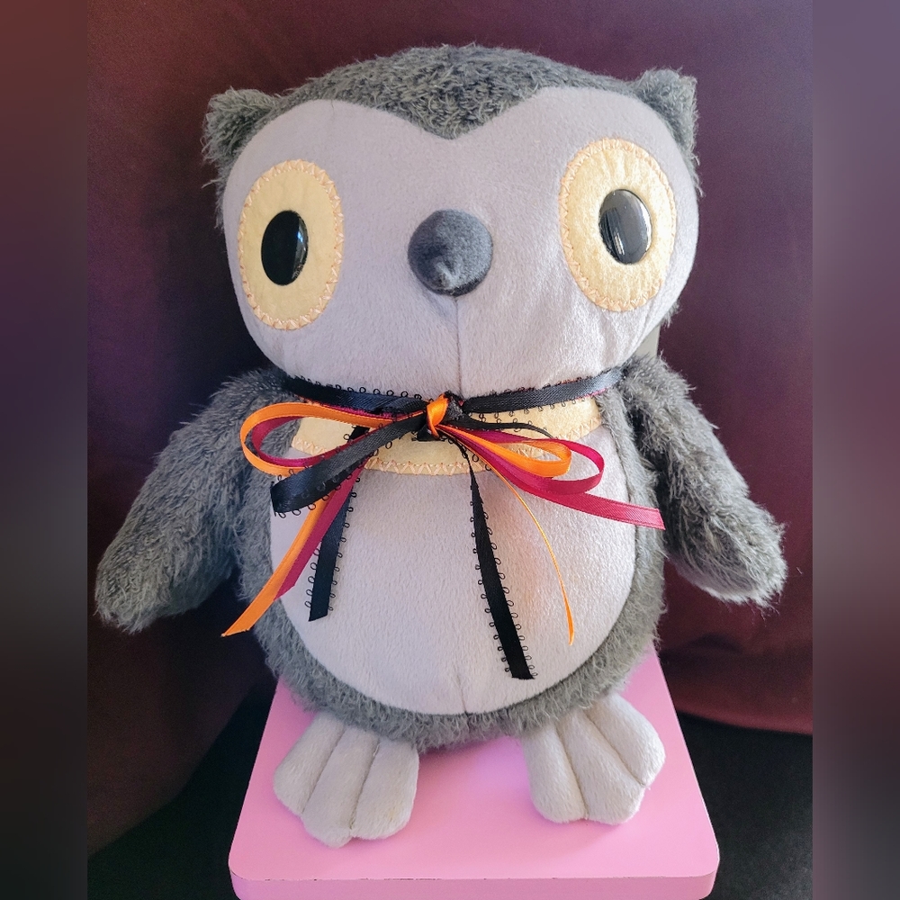 Gray Owl Aesops Fables 9.5" Plush Kohl's Cares 2012 Stuffed Animal Toy
